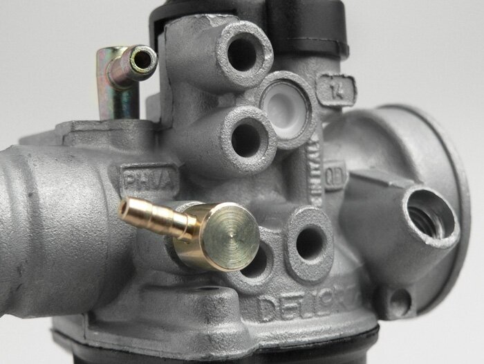 Carburateur -DELLORTO 14mm PHVA QD- starter électrique, Piaggio 50 cc 2-temps (MJ=60, IJ=34, AT=211, NE=A2 SL=40) - CS=23mm- PIAGGIO NRG MC3, TPH XR, TYPHOON XR,VESPA ET2, LX 50, LXV 50