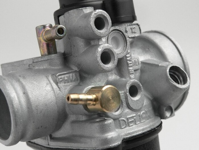 Carburator -DELLORTO 12mm PHVA QD- Automatic choke, Piaggio 50 cc 2-stroke (MJ=58, IJ=34, AT=211, NE=A2, SL=40) - CS=23mm-  APRILIA MOJITO 50, GILERA STALKER, RUNNER,  ITALJET TORPEDO, JETSET, PIAGGIO SFERA 50, TPH 50, ZIP 50, LIBERTY 50, NRG 50, NTT 50,