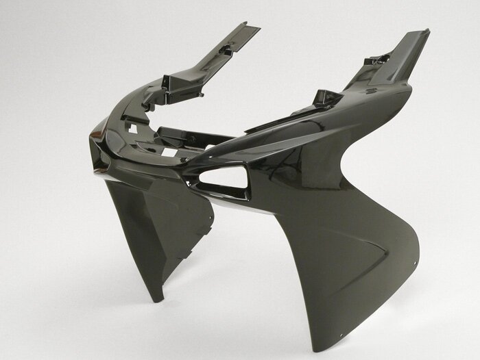 Body part kit -DMP- 11 pc. - Yamaha Aerox (YQ50/L, 2-stroke), MBK Nitro (YQ50/L, 2-stroke) - metallic black