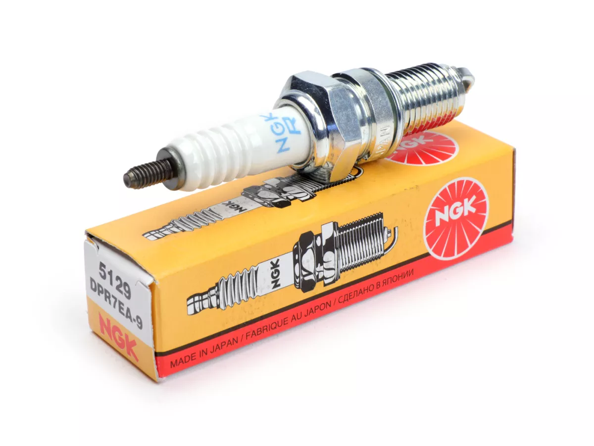 Bujía -NGK DPR EA- DPR7EA-9 - HONDA Spacy 125, Foresight FES 250, Forzy NSS 250, MALAGUTI F18 125 - 150 Blog 125 - 160, BETA Eikon 125 - 150, KYMCO Grand Dink 125 - 250, Super 8 125, People 125 - 250, Xciting 250
