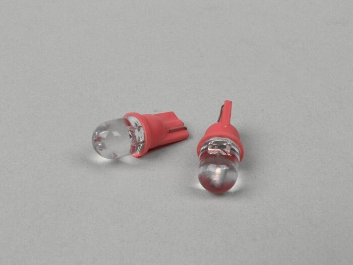 Parkeringsljus LED set -W2.1x9.5d- Röd