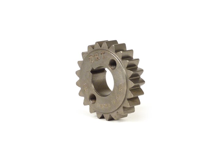 Primair rondsel -DRT Tandwiel Vlam 3.00->3.43- Vespa V50, PV125, ET3, PK50, PK80, PK125 - 21 tanden (rechte vertanding)