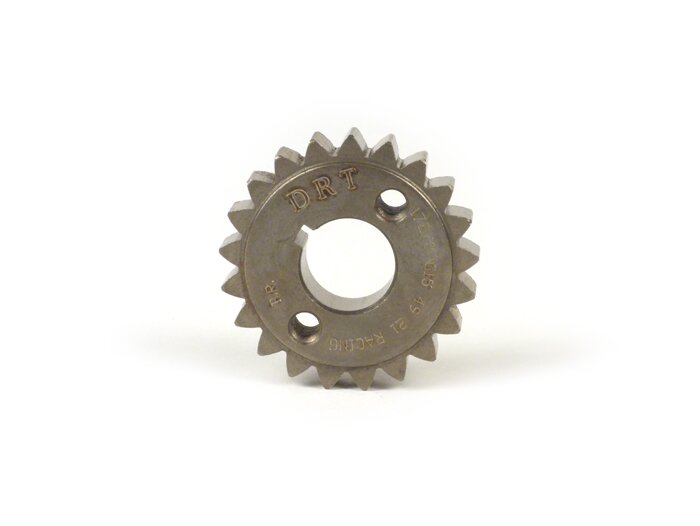 Primair rondsel -DRT Tandwiel Vlam 3.00->3.43- Vespa V50, PV125, ET3, PK50, PK80, PK125 - 21 tanden (rechte vertanding)