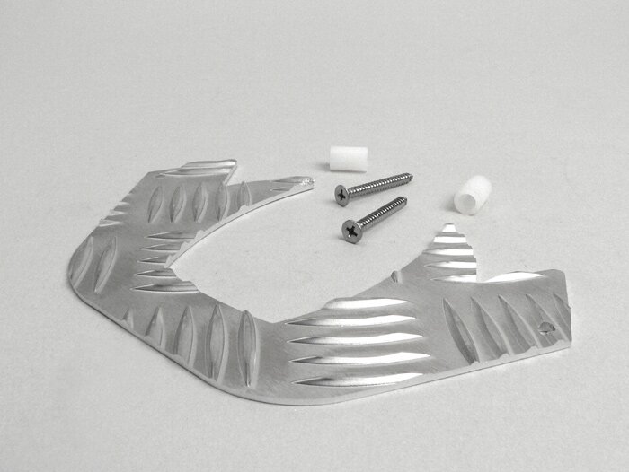Cache dessous de guidon -DF OPTICPARTS- Piaggio NRG Power - tôle gaufrée
