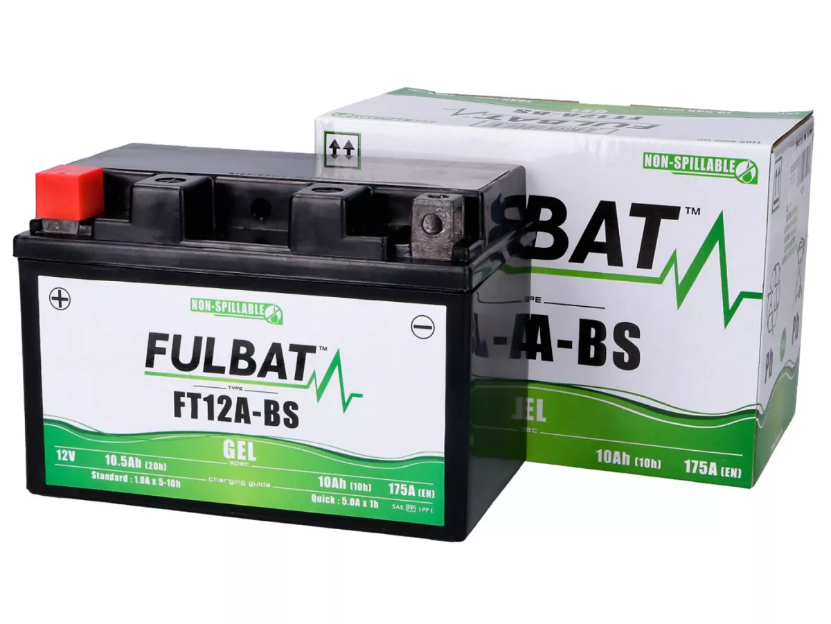Batteria (gel), senza manutenzione -FULBAT FT12A-BS, 12V, 11Ah, 152x88x106mm