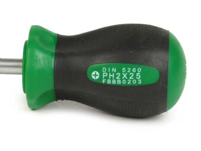 Screwdriver Phillips (PH2) -TOPTUL Stubby-Type-