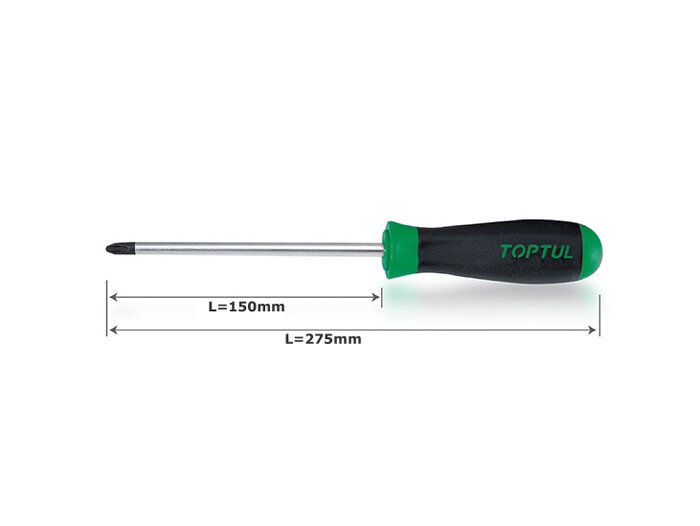 Cross-head screwdriver (PZ3x150) -TOPTUL- DIN5260