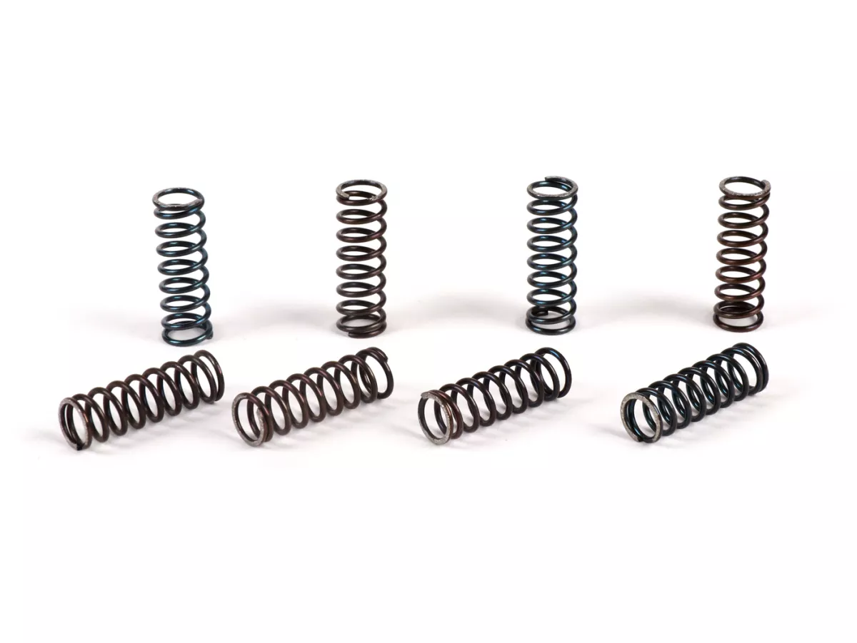 Clutch friction plate set incl. steel plates incl. 8 springs -FERODO 'Standard' Vespa Cosa2- suitable for standard clutch basket of Vespa Cosa2/FL (1992-), PX (1995-), Superstrong, Scooter & Service, MMW, Ultrastrong - 4 plates