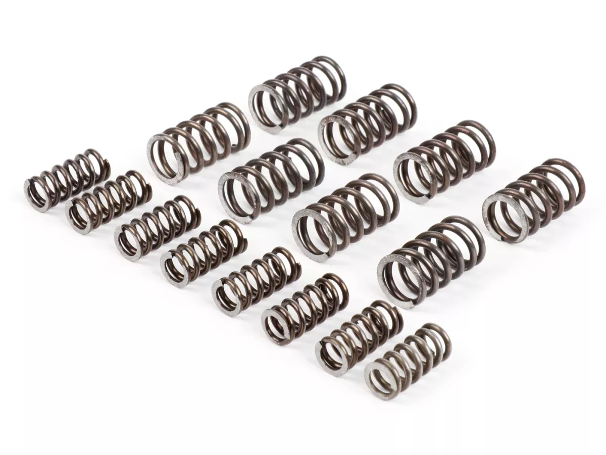 Spring set for clutch -FABBRI RACING top r (XXXL)- Vespa V50, V90, SS50, SS90, PV125, ET3, PK50, PK80, PK50 S, PK80 S, PK125 S, PK50 XL, PK125 XL, ETS, PK50 HP, PK50 SS - 16 pcs