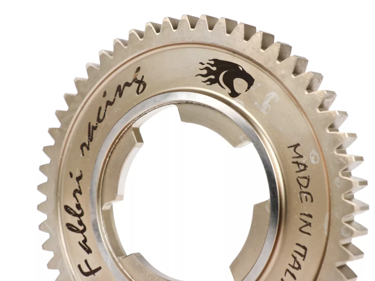 Engranaje 2 -FABBRI RACING, caja de cambios de 4 velocidades- Vespa PK S, PK XL1, PK XL2, ETS, V50 (V5A1T a partir del nº 69444), Special (V5B3T a partir del nº 94315), Elestart (V5B4T a partir del nº 1514), PV125 (VMA2T a partir del nº 150203), ET3 (VMB1