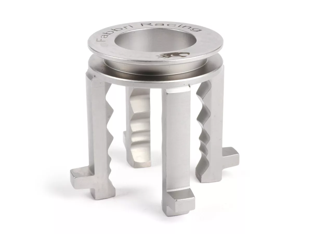 Gear selector incl. reinforced shift spring and balls -FABBRI RACING- 4 speed, H=50mm, VESPA PK50, PK80, PK125, V50 (V5A1T since no. 69444), Special (V5B3T since no. 94315), Elestart (V5B4T since no. 1514), PV125 (VMA2T since no. 150203), ET3 (VMB1T