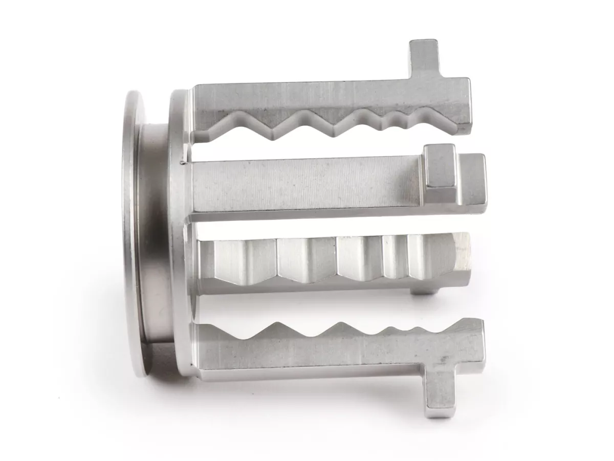 Gear selector incl. reinforced shift spring and balls -FABBRI RACING- 4 speed, H=50mm, VESPA PK50, PK80, PK125, V50 (V5A1T since no. 69444), Special (V5B3T since no. 94315), Elestart (V5B4T since no. 1514), PV125 (VMA2T since no. 150203), ET3 (VMB1T