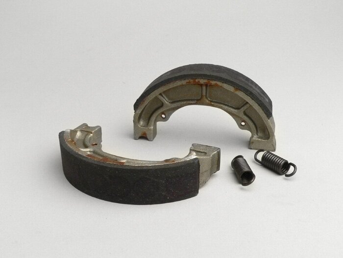 Brake shoes -GALFER Ø=120x25mm- DERBI Atlantis 50cc 1999 (r), Atlantis 100cc 2001 (r), Atlantis 4-stroke 100cc 2001 (r), Hunter 50cc 1996 (r), Paddock 50cc 1996 (r), Predator 50cc 1999 (r), Progress 50cc 1997 (r), Record 50cc 1998 (r), ITALJET Velocifero