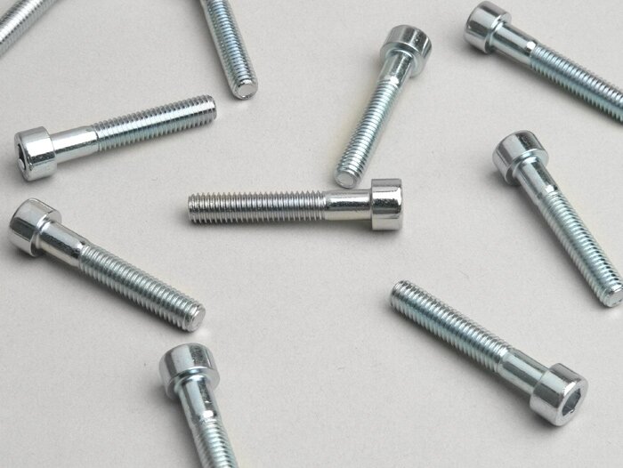 Engine screw set -TNT- Piaggio, Gilera - chrome
