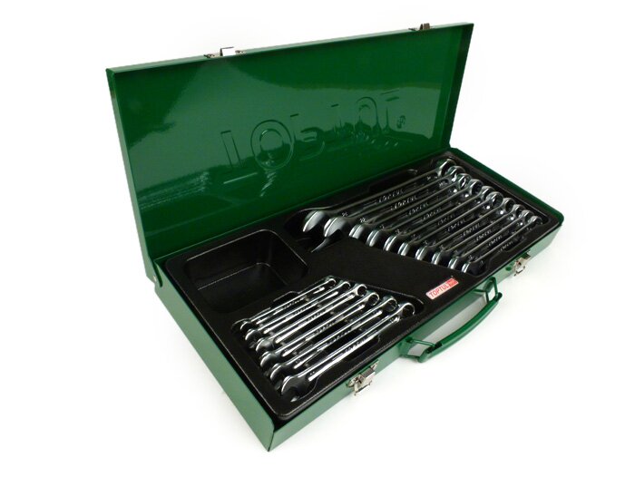 Juego de llaves -TOPTUL Hi-Performance- 6, 7, 8, 9, 10, 11, 12, 13, 14, 15, 16, 17, 18, 19, 22, 24mm - 16 piezas