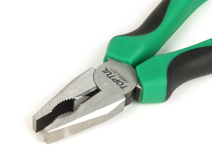 Pliers set -TOPTUL- Combination pliers, Diagonal cutting pliers, Mechanics’ Pliers - 3 pcs