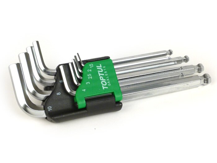 Allen key set -TOPTUL- 9 pcs