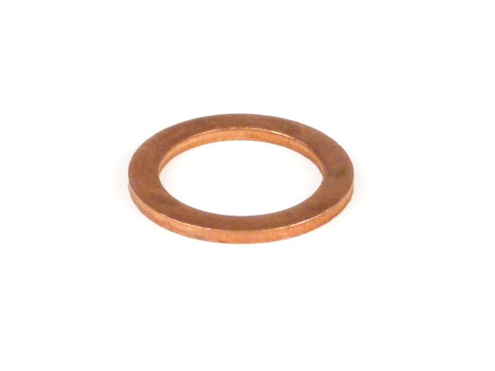 Guarnizione banjo freno -PIAGGIO, DIN 7603- 10 x 16 x 1mm - rame