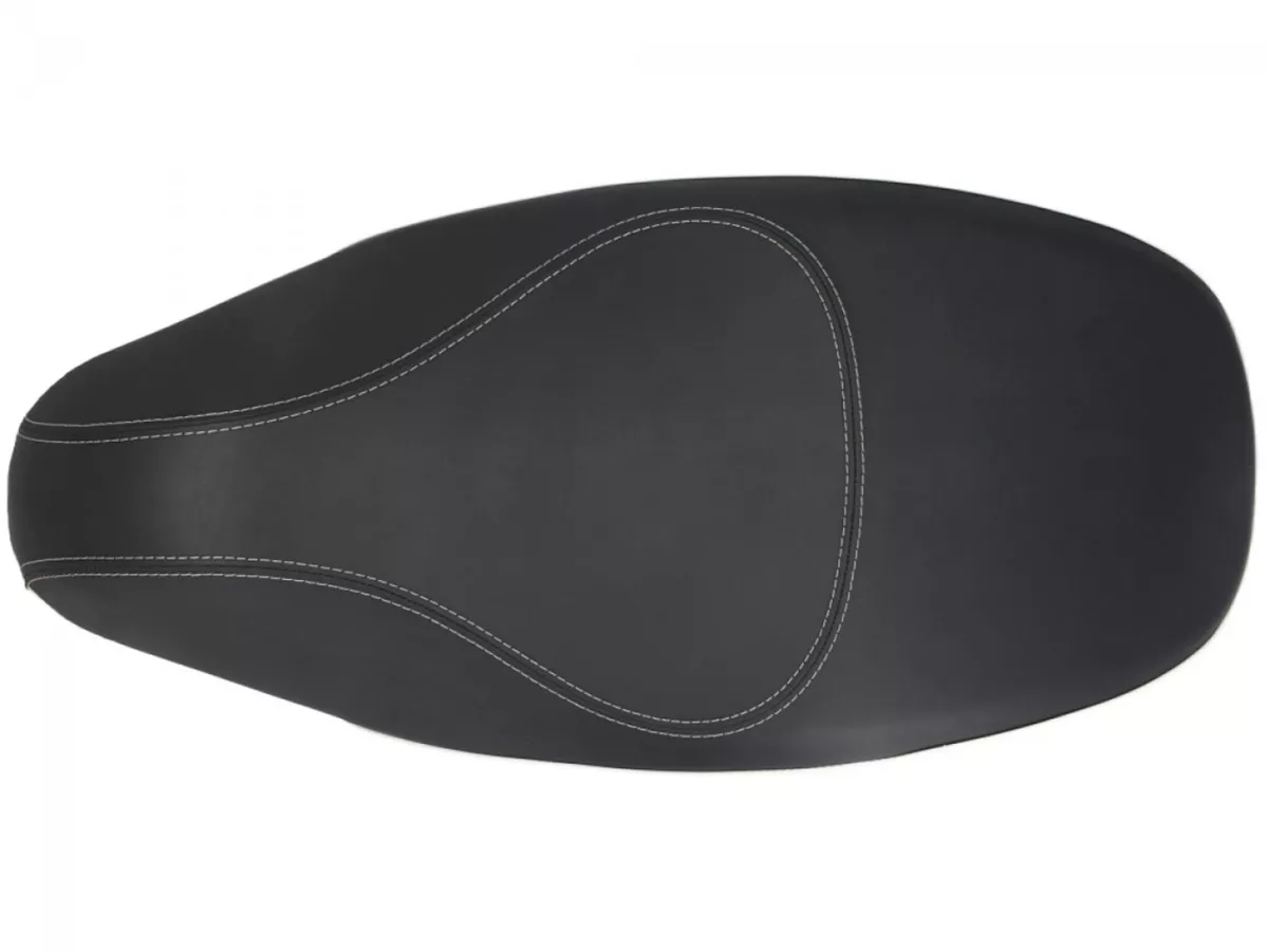 Seat -PIAGGIO- Vespa Sprint 50 - black/white stitches