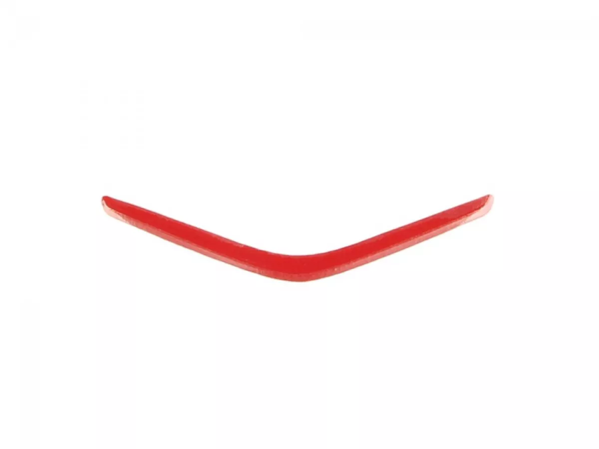 Decorative strip for horn cover, top, red -PIAGGIO- Vespa Sprint 125 (ZAPM81300, ZAPM81301, ZAPMA1300), Vespa Sprint 150 (ZAPM81401, ZAPMA1400), Vespa Sprint 50 (ZAPC53101, ZAPC53201, ZAPC53301, ZAPC53303, ZAPC536B)