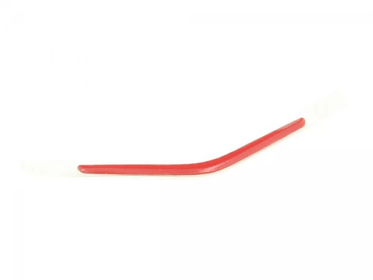 Decorative strip for horn cover, top, red -PIAGGIO- Vespa Sprint 125 (ZAPM81300, ZAPM81301, ZAPMA1300), Vespa Sprint 150 (ZAPM81401, ZAPMA1400), Vespa Sprint 50 (ZAPC53101, ZAPC53201, ZAPC53301, ZAPC53303, ZAPC536B)
