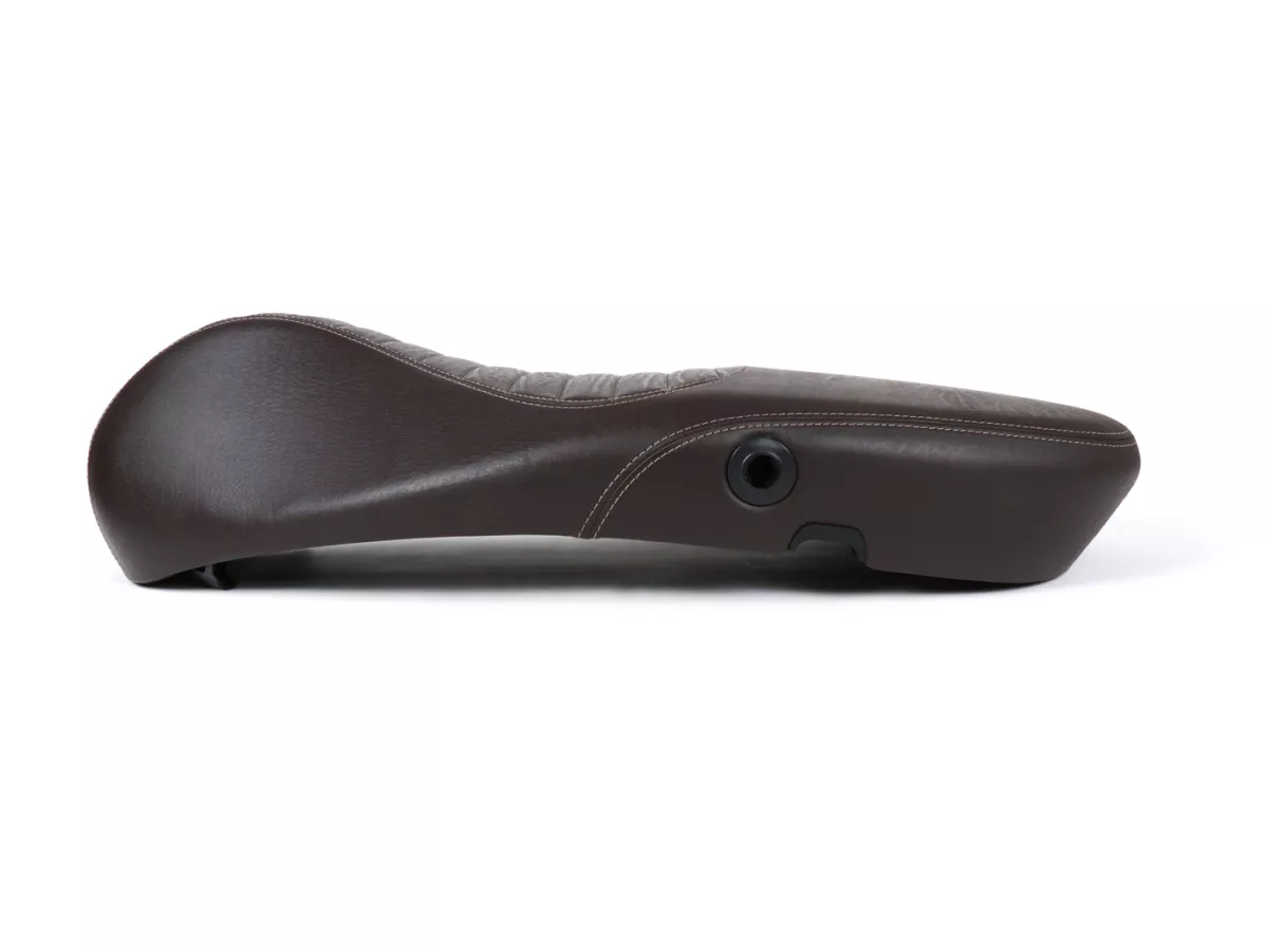 Sittbänk -PIAGGIO- Vespa Primavera 50 (2013-) - mörkbrun (läderlook)
