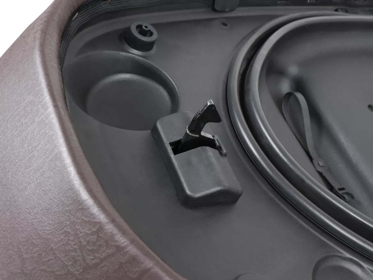 Sittbänk -PIAGGIO- Vespa Primavera 50 (2013-) - mörkbrun (läderlook)