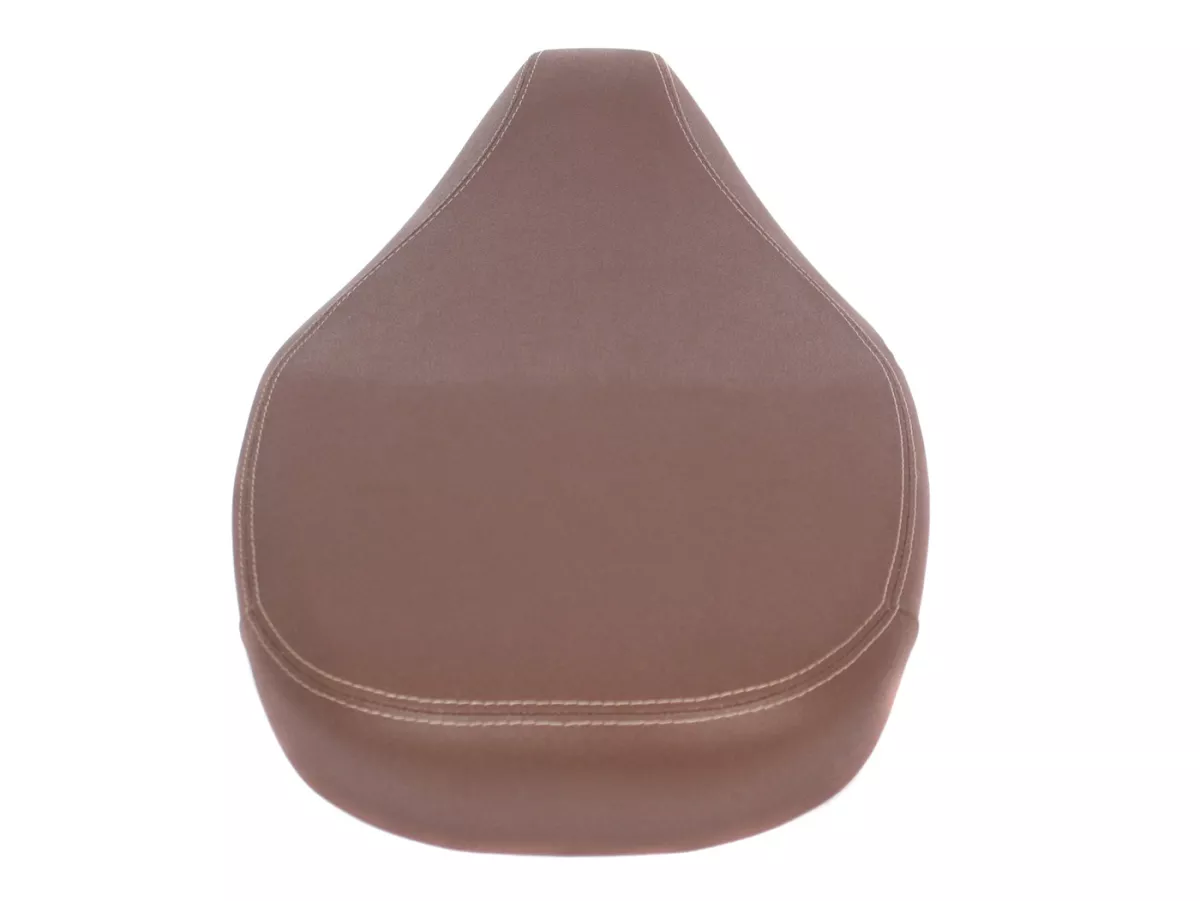 Zitbank -PIAGGIO, dubbele zitbank, donkerbruin- Vespa Primavera 125 (ZAPMA1100, ZAPMA1101, ZAPMD1100), Vespa Primavera 150 (ZAPMA1200, ZAPMA1201, ZAPMD120), Vespa Primavera 50 (ZAPCA0200)