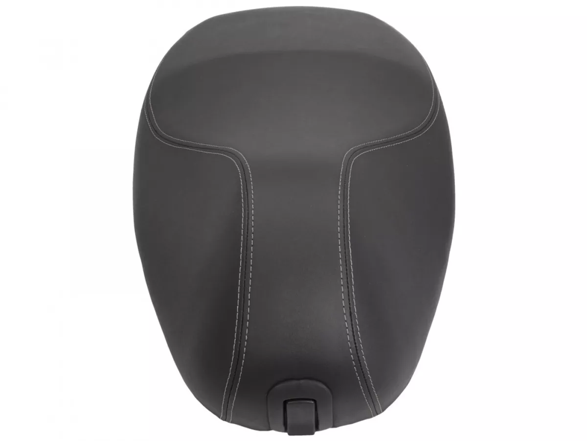 Selle -PIAGGIO, double, noir-. Vespa Primavera 125 (ZAPMA1100, ZAPMA1101, ZAPMD1100), Vespa Primavera 150 (ZAPMA1200, ZAPMA1201, ZAPMD120), Vespa Primavera 50 (ZAPCA0200)