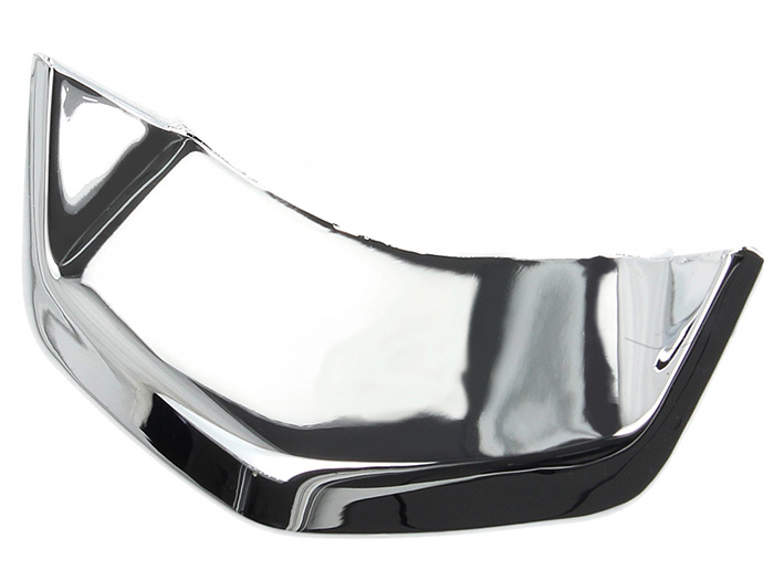 Cascade insats (övre), krom -PIAGGIO- Vespa Primavera 125 (ZAPMA1100, ZAPMA1101, ZAPMD1100), Vespa Primavera 150 (ZAPMA1200, ZAPMA1201, ZAPMD120), Vespa Primavera 50 (ZAPCA0100, ZAPCA0200, ZAPCA0102, ZAPCA0202, ZAPCD020, ZAPCD010), Vespa Sprint 125 (Z