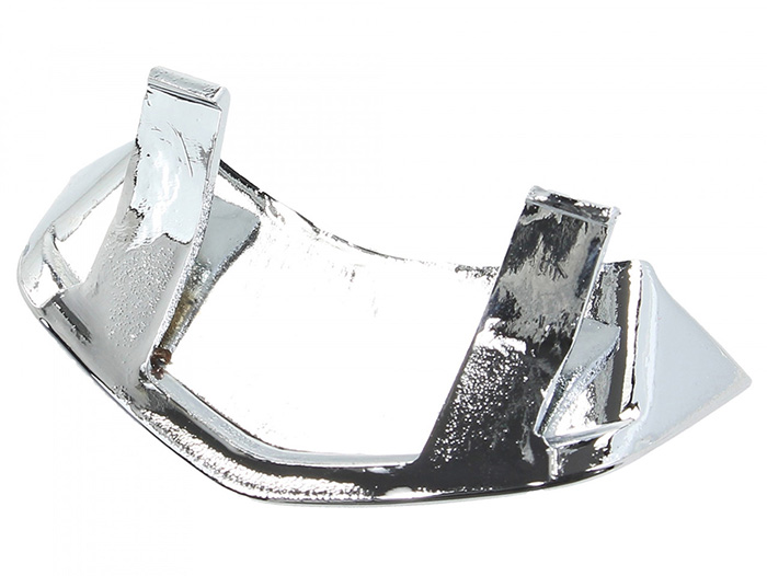 Cascade insats (övre), krom -PIAGGIO- Vespa Primavera 125 (ZAPMA1100, ZAPMA1101, ZAPMD1100), Vespa Primavera 150 (ZAPMA1200, ZAPMA1201, ZAPMD120), Vespa Primavera 50 (ZAPCA0100, ZAPCA0200, ZAPCA0102, ZAPCA0202, ZAPCD020, ZAPCD010), Vespa Sprint 125 (Z