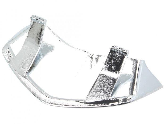Inserto a cascata (centrale), cromato -PIAGGIO- Vespa Primavera 125 (ZAPMA1100, ZAPMA1101, ZAPMD1100), Vespa Primavera 150 (ZAPMA1200, ZAPMA1201, ZAPMD120), Vespa Primavera 50 (ZAPCA0100, ZAPCA0200, ZAPCA0102, ZAPCA0202, ZAPCD020, ZAPCD010), Vespa Sprint 
