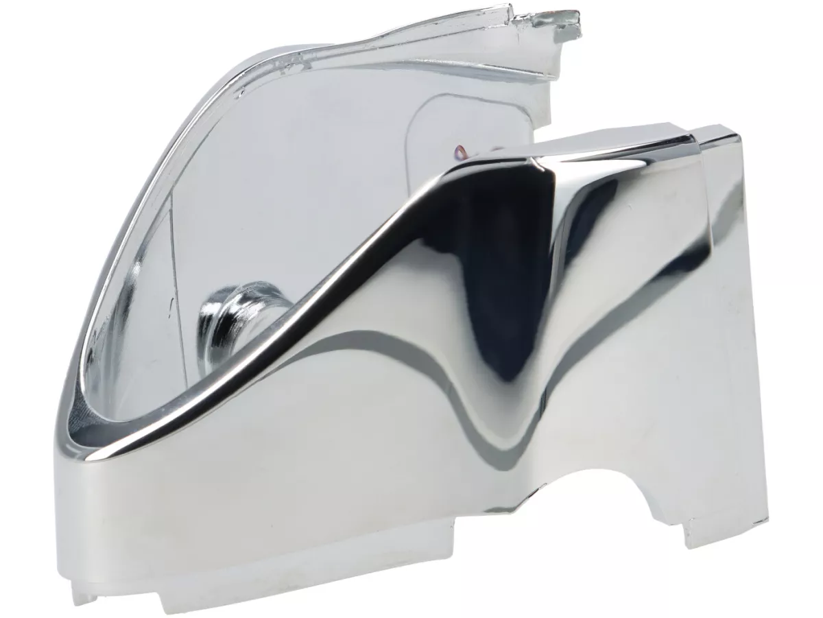 Cache pour unité de commutation droit -PIAGGIO- Chrome - Vespa Primavera 125 (ZAPMA1100, ZAPMA1101, ZAPMD1100), Vespa Primavera 150 (ZAPMA1200, ZAPMA1201, ZAPMD120), Vespa Primavera 50 (ZAPCA0100, ZAPCA0200, ZAPCA0102, ZAPCA0202, ZAPCD020, ZAPCD010), Vesp