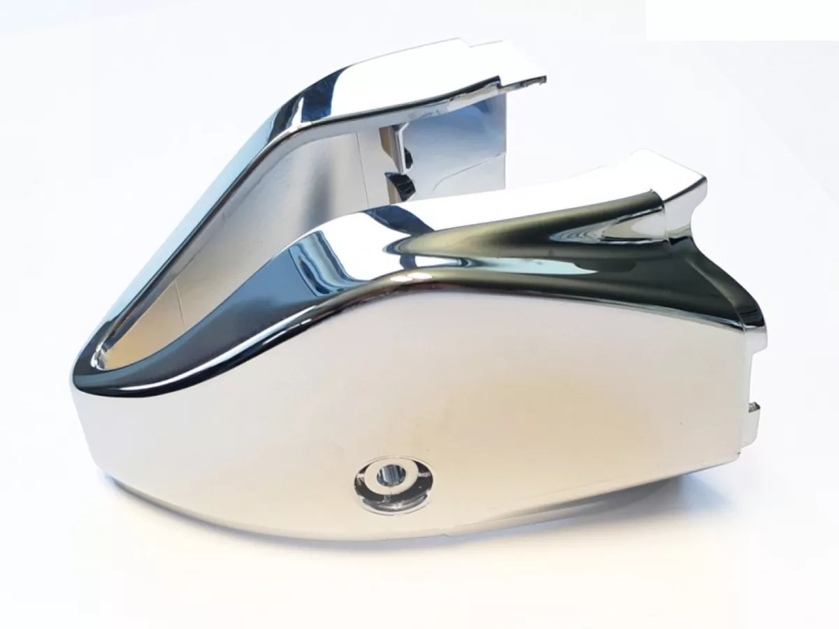 Tapa para unidad de interruptores izquierda -PIAGGIO- cromada - Vespa Primavera 125 (ZAPMA1100, ZAPMA1101, ZAPMD1100), Vespa Primavera 150 (ZAPMA1200, ZAPMA1201, ZAPMD120), Vespa Primavera 50 (ZAPCA0100, ZAPCA0200, ZAPCA0102, ZAPCA0202, ZAPCD020, ZAPCD010