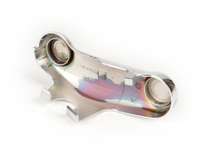Fork link cover -PIAGGIO, bent fork link- Vespa GTS 250 (ZAPM45100), Vespa GTS 300 (ZAPM45200, ZAPM45202), Vespa GTS 125 i.e. Super (2014-2016) (ZAPM45300, ZAPM45301), Vespa GTS 300 i.e. Super (2014-2016) (ZAPM45200, ZAPM45202), Primavera 50 (-2017) (ZAPC