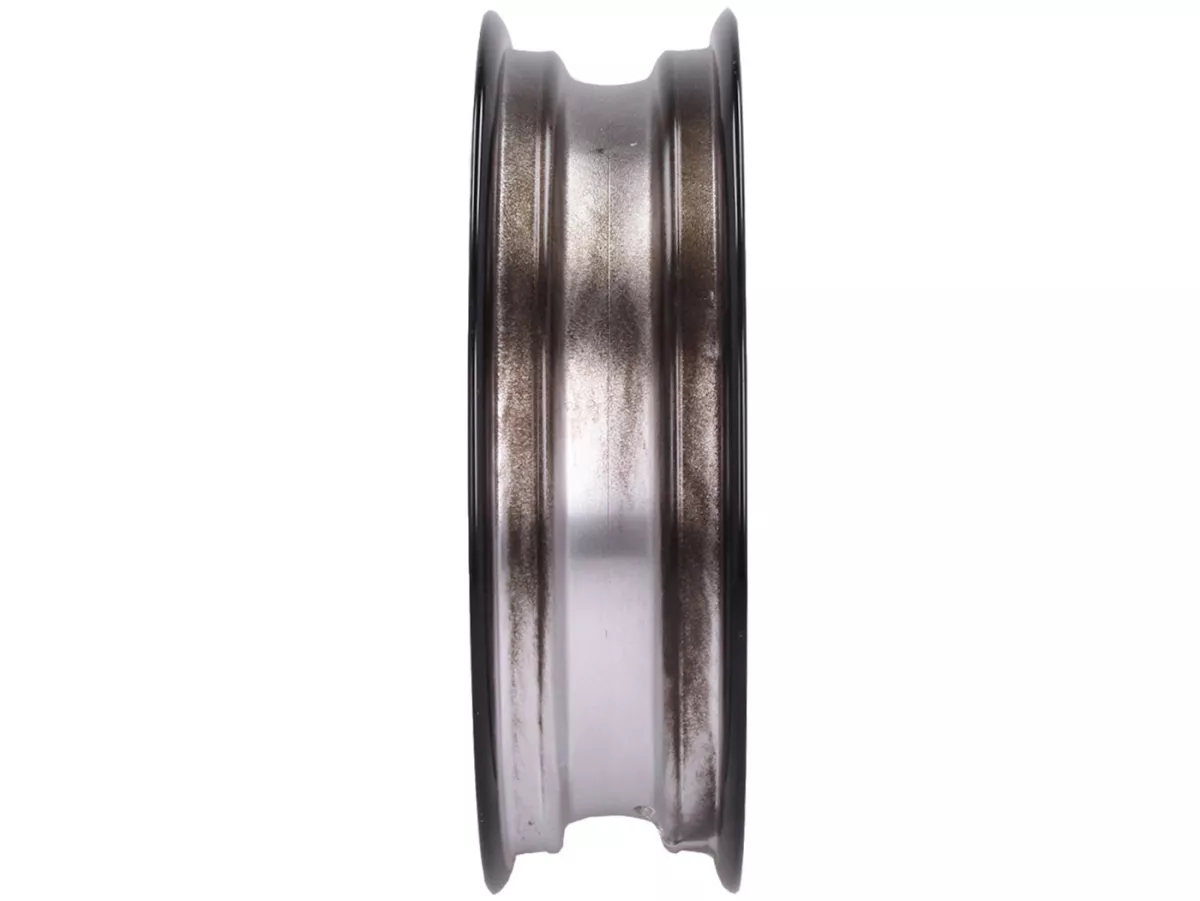 Framfälg, svart -PIAGGIO 3.00-12 tum - 14 ekrar- Vespa Sprint 125 (ZAPMA1300, ZAPMA1301, ZAPMD1101), Vespa Sprint 150 (ZAPMA1400, ZAPMA1401, ZAPMD1201), Vespa Sprint 50 (ZAPC53201, ZAPC536B, ZAPCA0101, ZAPCA0103, ZAPCA0201, ZAPCA0203, ZAPCA06B, Z