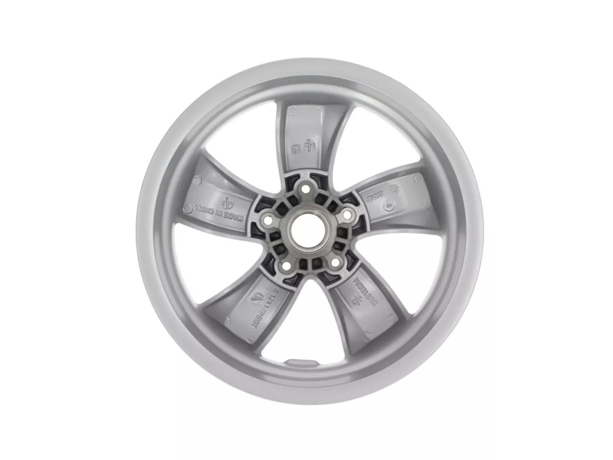 Hjul -PIAGGIO, GTS V2021- GTS125/300 Super Sport, HPE, Supertech, Notte - silver, (3.00x12) - 5 ekrar - passar Vespa GTS, HPE 125/300cc - fram