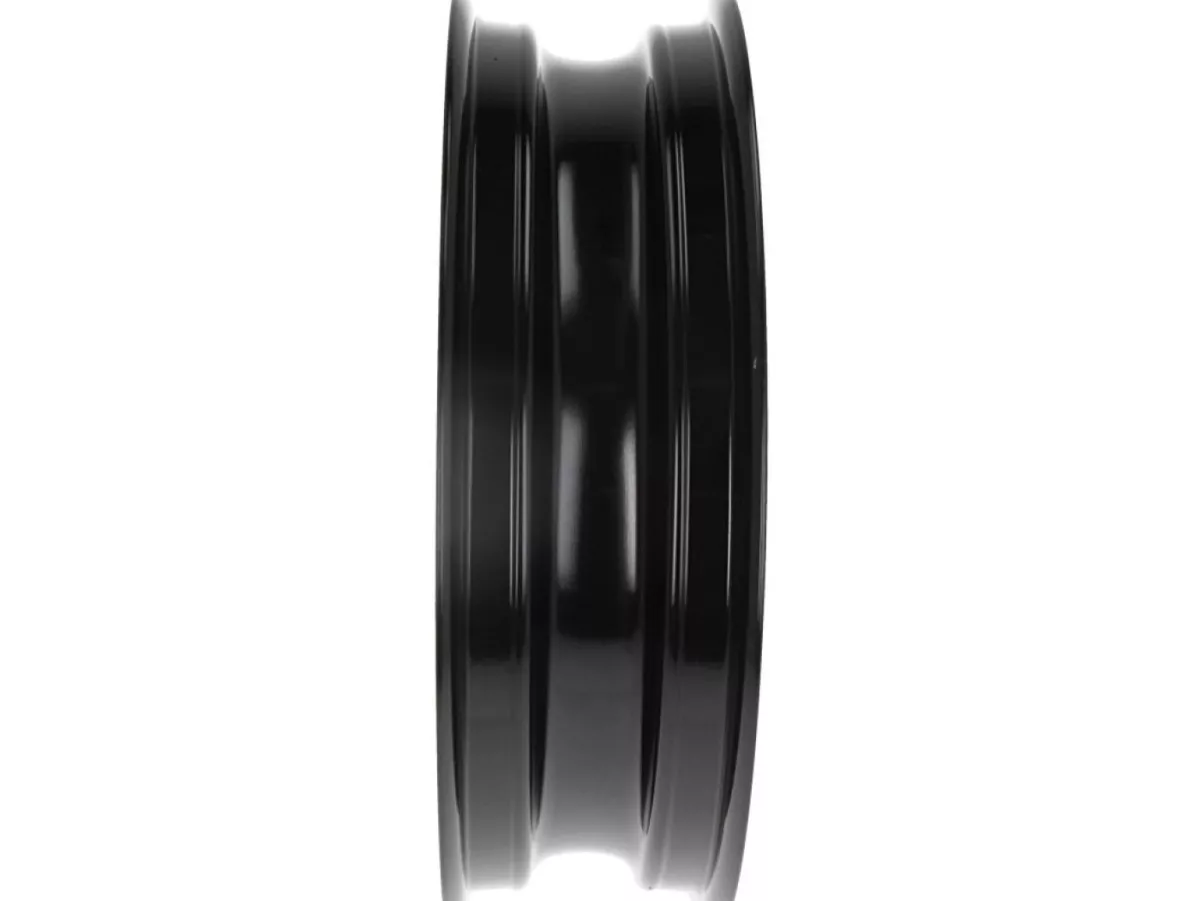 Velg -PIAGGIO, GTS V2021- GTS125/300 Super Sport, HPE, Supertech, Notte - zwart glanzend, (3.00x12) - 5 spaken - past op Vespa GTS, HPE 125/300cc - achter (2017-, ABS-tint wiel vastgeschroefd op velg)