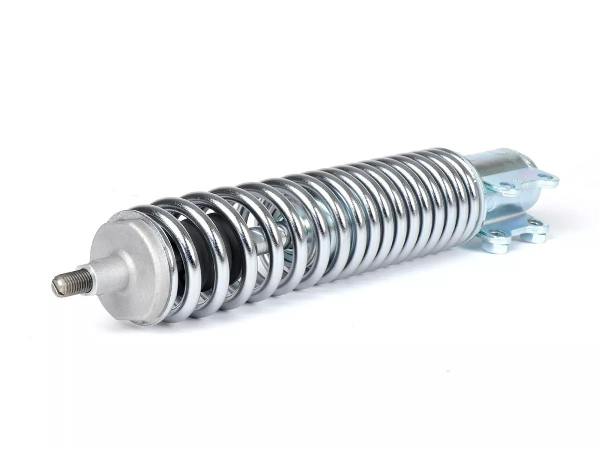 Voorschokdemper -PIAGGIO, 240mm- zilver veer, Vespa GT 125-200, GTL 125-200, GTS 125-300 (-2013, 2017-2022), GTV 125-300 (-2013, 2017-2022)
