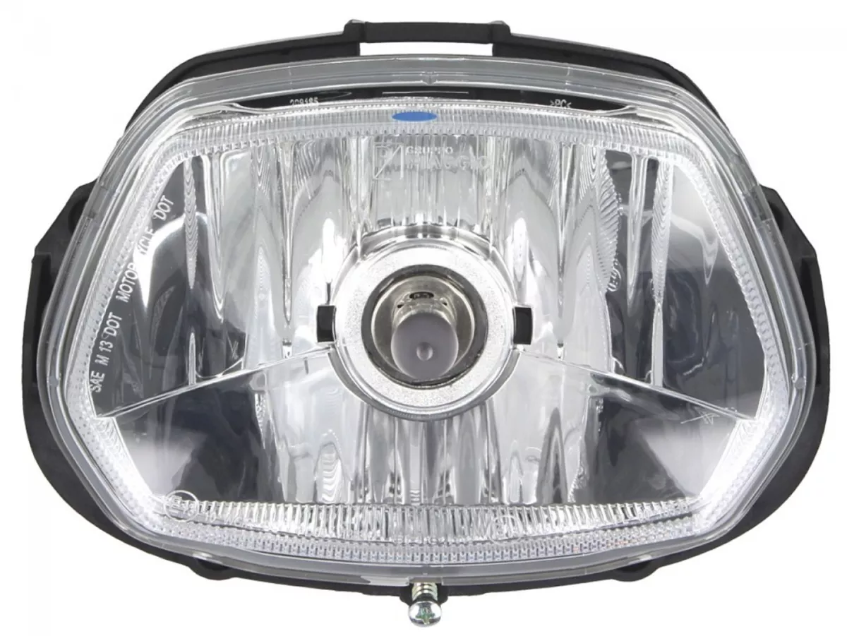 Optique de phare -PIAGGIO- Vespa Sprint 125 (ZAPM81300, ZAPM81301, RP8M82111, ZAPMA1300), Vespa Sprint 150 (ZAPM81401, ZAPMA1400), Vespa Sprint 50 (ZAPC53101, ZAPC53201, ZAPC53301, ZAPC53303, ZAPC536B)