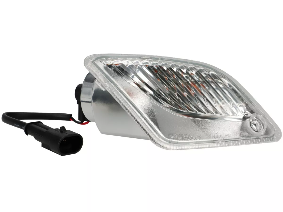 Clignotant,  incolore, arrière gauche -PIAGGIO- Vespa GTS 125 (ZAPMA3700), Vespa GTS HPE 300 (ZAPMA3600, ZAPMD310), Vespa GTS Super 125 (ZAPMA3700), Vespa GTS Super HPE 300 (ZAPMA360, ZAPMD3100), Vespa GTV HPE 300 (ZAPMA3602, ZAPMA362, ZAPMD3102)