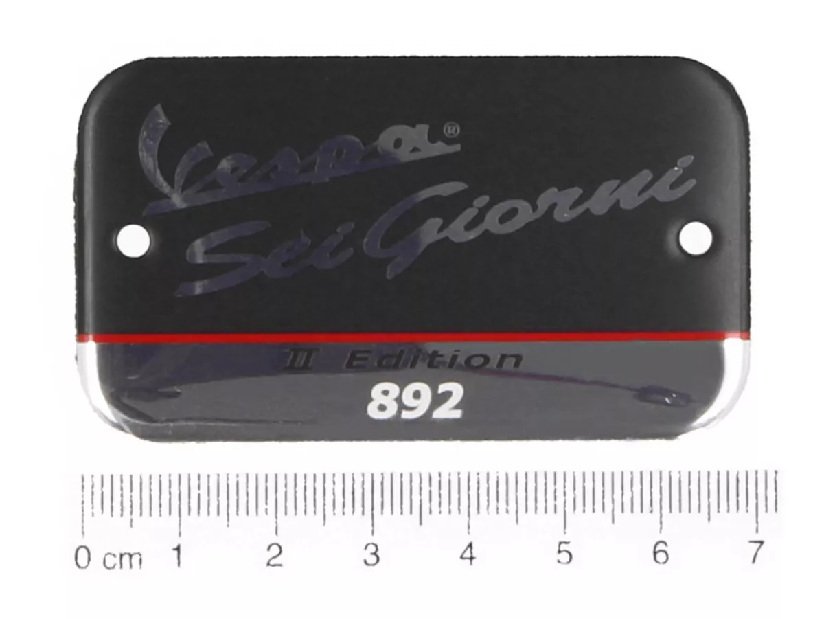 Bokstäver -VESPA, Sei Giorni II Edition- Vespa GTV 300 (ZAPMA3302), Vespa GTV HPE 300 (ZAPMA3602, ZAPMA362, ZAPMD3102)