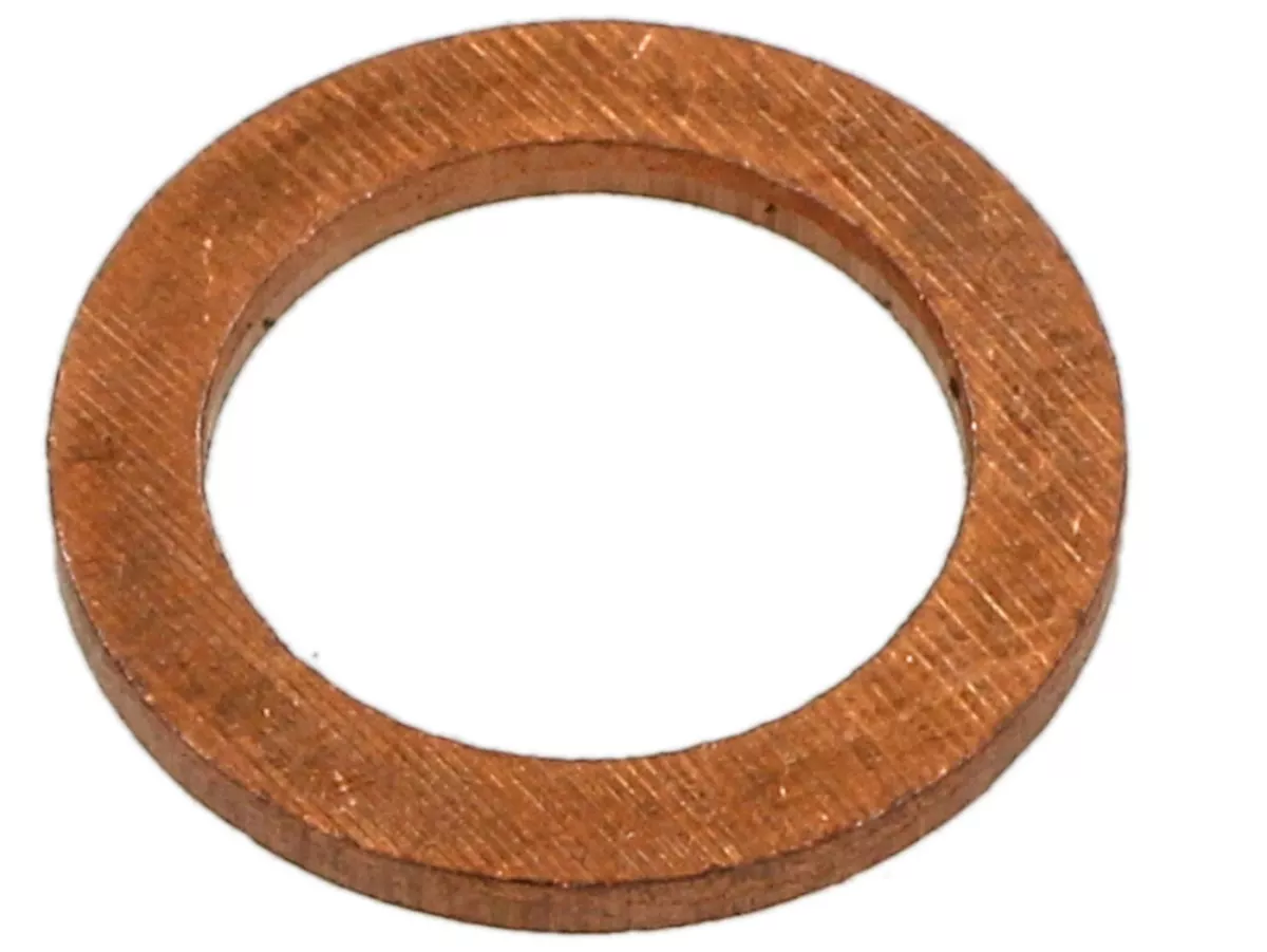 Olie aftapplug pakking, koper, 8.2x12x1mm PIAGGIO Leader, Quasar, Master, LEM, HE, HPE, IGET, HIPer2, HIPer4