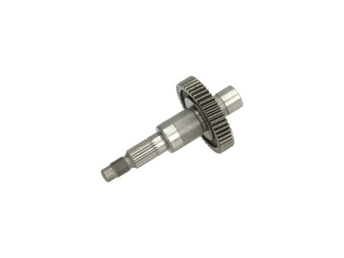 Rear wheel shaft -PIAGGIO- VESPA Primavera 50 2T, PIAGGIO Diesis 50, NRG 50, TPH 50, Zip SP, GILERA Runner 50, Stalker 50, APRILIA SR 50, Mojito 50 - 48 teeth, Ø 24mm, pressed gear wheel