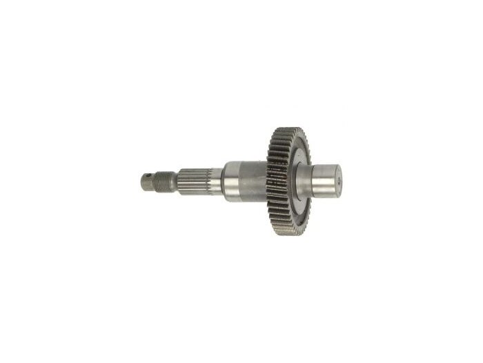 Rear wheel shaft -PIAGGIO- VESPA Primavera 50 2T, PIAGGIO Diesis 50, NRG 50, TPH 50, Zip SP, GILERA Runner 50, Stalker 50, APRILIA SR 50, Mojito 50 - 48 teeth, Ø 24mm, pressed gear wheel