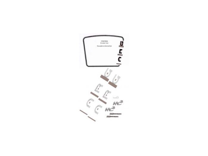 Set di decalcomanie -PIAGGIO- Piaggio NRG MC3 - Rosso Metallizzato (892)