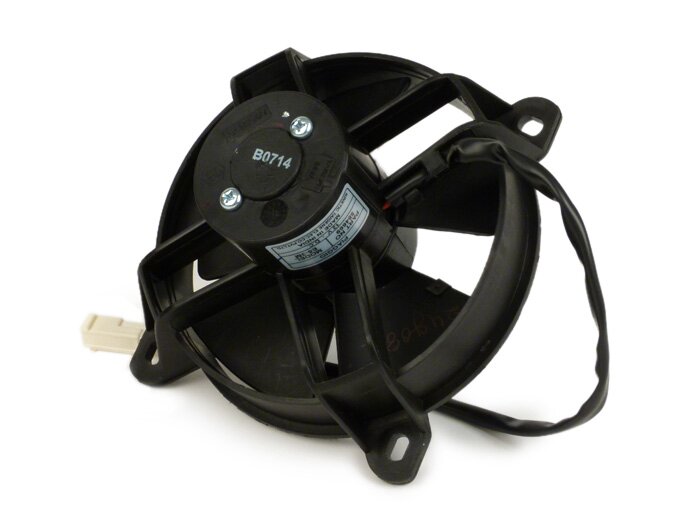 Ventilator voor radiateur -PIAGGIO- Vespa GT 250 (ZAPM45102), Vespa GT L 125 (ZAPM31100, ZAPM31101), Vespa GT L 200 (ZAPM31200), Vespa GTS 125 (ZAPM31300), Vespa GTS 250 (ZAPM45100, ZAPM45101), Vespa GTS 300 (ZAPM45200, ZAPM45202, ZAPMA3300), Vespa GTS HP