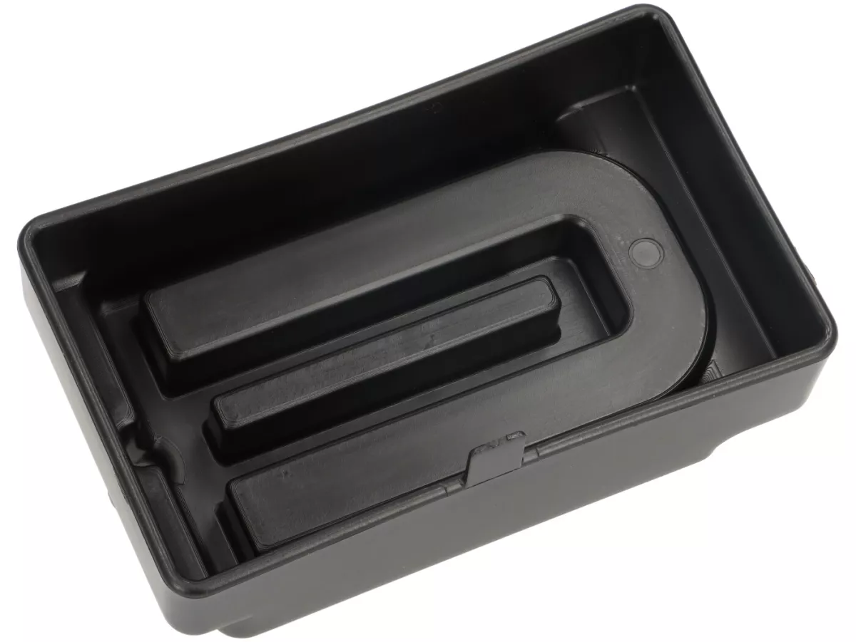Tray for battery -PIAGGIO- Vespa GTS 125 (ZAPM31300), Vespa GTS 300 (ZAPM45200, ZAPM45202, ZAPMA3300), Vespa GTS HPE 300 (ZAPMA3600), Vespa GTS Super 125 (ZAPM45300, ZAPM45301), Vespa GTS Super 300 (ZAPM45200, ZAPM45202, ZAPMA3300), Vespa GTS Super HPE 30