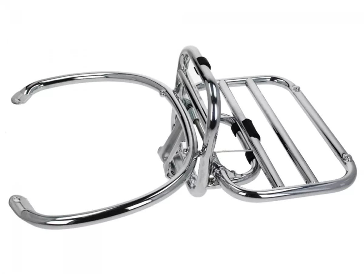 Rak bagasi lipat belakang -PIAGGIO- Vespa GTS 125-300, GTV 125-300 - chrome