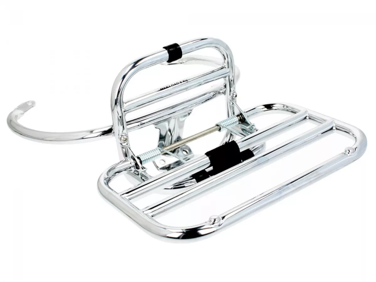 Rak bagasi lipat belakang -PIAGGIO- Vespa GTS 125-300, GTV 125-300 - chrome